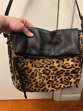 Aimee Kestenberg Bali Hobo bag with Cheetah Print